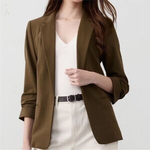 Banana Republic Hadley Blazer Olive S
